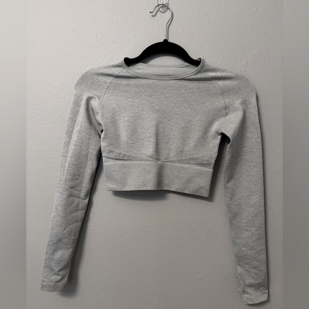 Light Gray Crop top